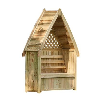 Woodshaw Carsington Storage Arbour 630006 - Arbours - 630006 - GardenHearth