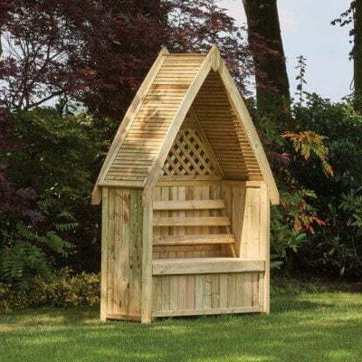 Woodshaw Carsington Storage Arbour 630006 - Arbours - 630006 - GardenHearth