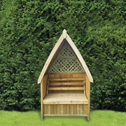 Woodshaw Carsington Storage Arbour 630006 - Arbours - 630006 - GardenHearth