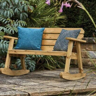 Woodshaw Hampton 2 Seater Rocker 610004 - Garden Furniture - 610004 - GardenHearth