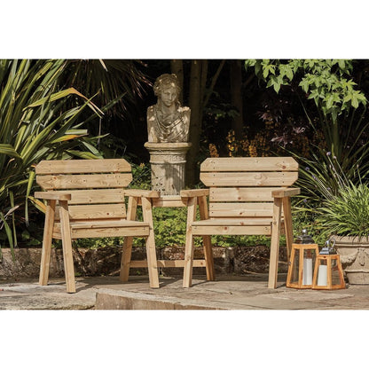 Woodshaw Hampton Companion Seat 610005 - Garden Furniture - 610005 - GardenHearth