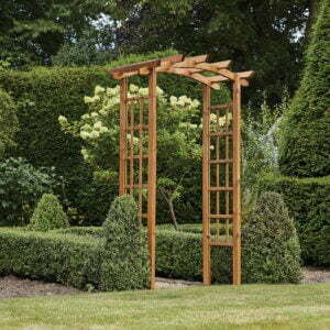 Woodshaw Thornton Rustic Arch 640003 - Arches - 640003 - GardenHearth