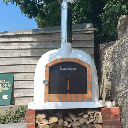 XclusiveDecor Bellissimo Insulated Brick Pizza Oven 100cm | 80100 - Pizza Ovens