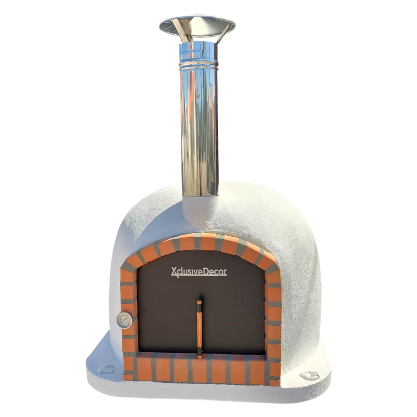 XclusiveDecor Bellissimo Insulated Brick Pizza Oven 100cm | 80100 - Pizza Ovens