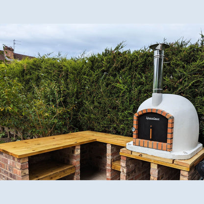 XclusiveDecor Bellissimo Insulated Brick Pizza Oven 100cm | 80100 - Pizza Ovens