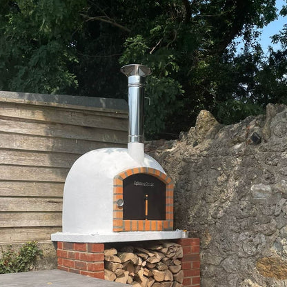 XclusiveDecor Bellissimo Insulated Brick Pizza Oven 100cm | 80100 - Pizza Ovens
