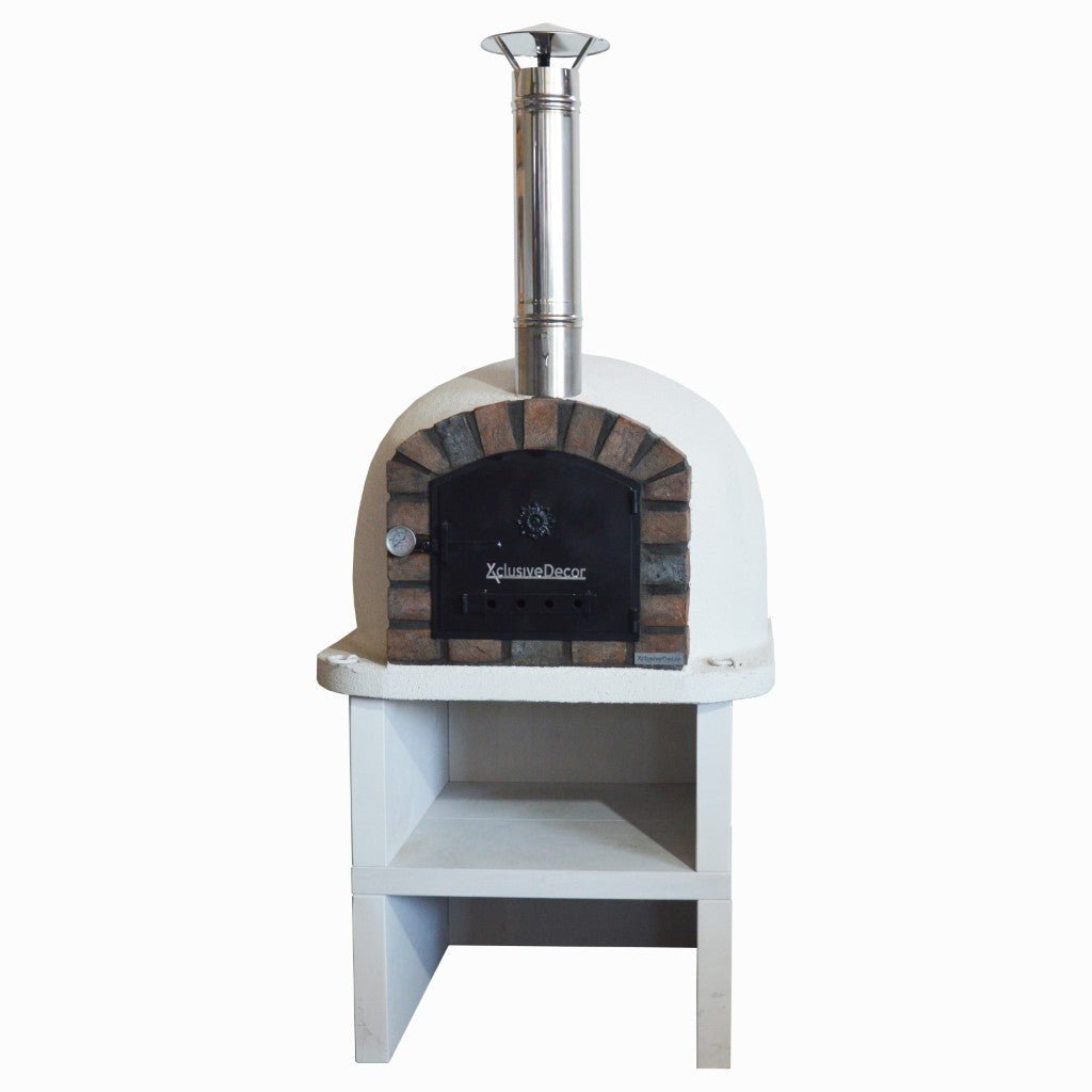 XclusiveDecor Premier Wood Fired Pizza Oven with Stand | PO86100B06 - Pizza Ovens